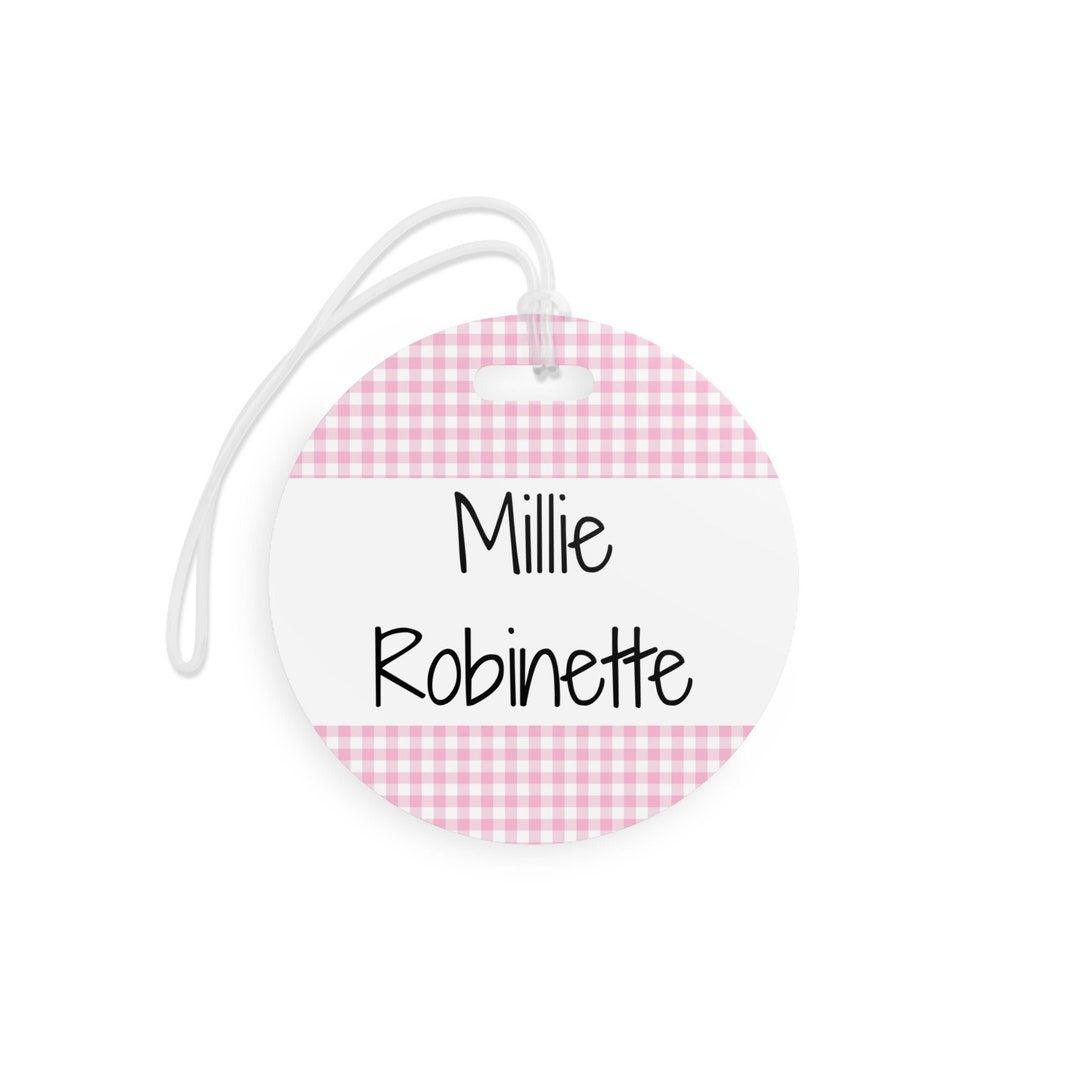 Diaper Bag Name Tag Name Tag for Backpack Allergy Tag Etsy
