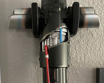 Simple Lightsaber Wall Mount Compatible with the Kylo Ren Legacy Lightsaber