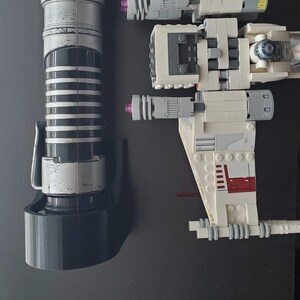 Lightsaber Wall Mount Holder Savi&#39;s Workshop For D-Ring and Power and Control and a Rancor Version