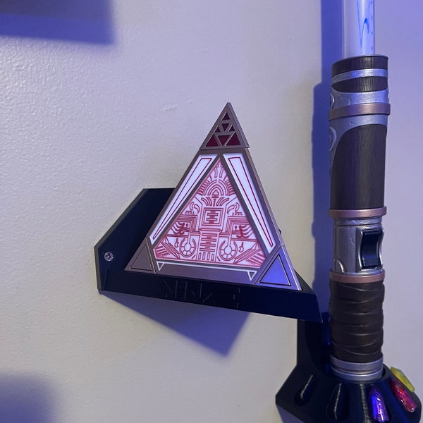 Sith and Jedi Holocron Stand Wall Mount black