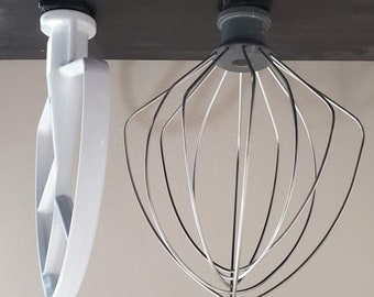 4 Pack Attachment Holder Organizer Hanger For Kitchen Aid Mixer - USA Made Gifts for Her Kitchen Organizer Mount For Cabinet