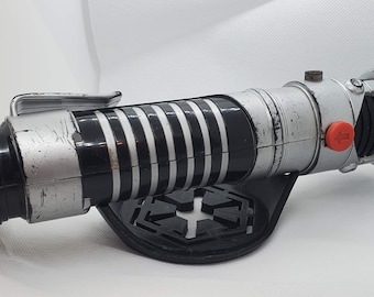 Simple Jedi or Galactic Empire  Horizontal Lightsaber Display Stand Holder Desk Top