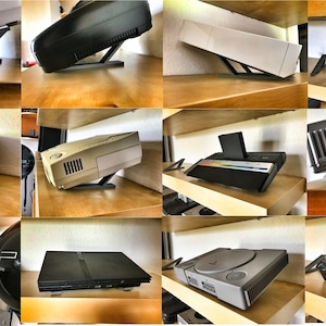 Console Display Stand for Nintendo Console, SNES, Sega Vintage Universal Etc