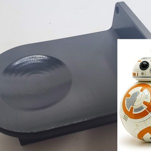 BB Unit Wall mount for BB Droid Depot Star Wars Galaxy’s Edge with remote holder