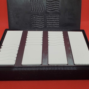Das fünfte Element inspirierte Stein-Set und Aufbewahrungsbox