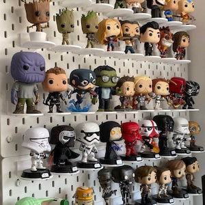 Funko Pop Ikea skadis peg board Small Wall Stand / Wall Mount / Shelf holder display