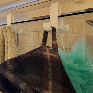 Over the shower door towel hooks hotsell