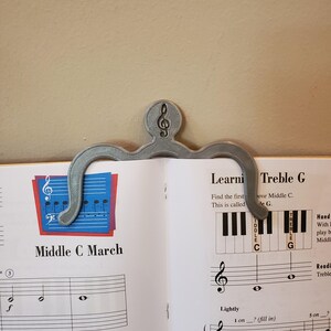 Music Page Holder Music Clip Music Accessories Gifts for Music lover Gifts for teacher Gifts for her Gifts for him image 3