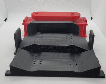 DIY Fingerboard Mold & Shaper 96mmx35mm , 49mm wheelbase, 20º kick  3D Printed