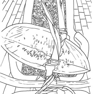 Coloring book for adults and children image 3
