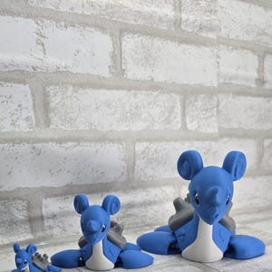 Lapras Flexi おもちゃ | デスク フィジェット おもちゃ | 3D プリント おもちゃ | デスク おもちゃ | フィジェット おもちゃ | ADHD 感覚