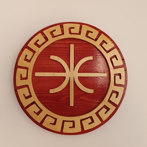 ANCIENT GREEK Delphic Epsilon Symbol, greek souvenir, wall art, gift for him, history gift, gift for her