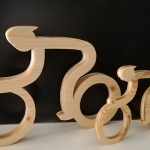 Cyclist wood sculpture, Bicycle Wood Art, Cycling sport motivation, Bike art, Gift Cyclist, Bicyclist, Wheelman, gift for him, gift for her
