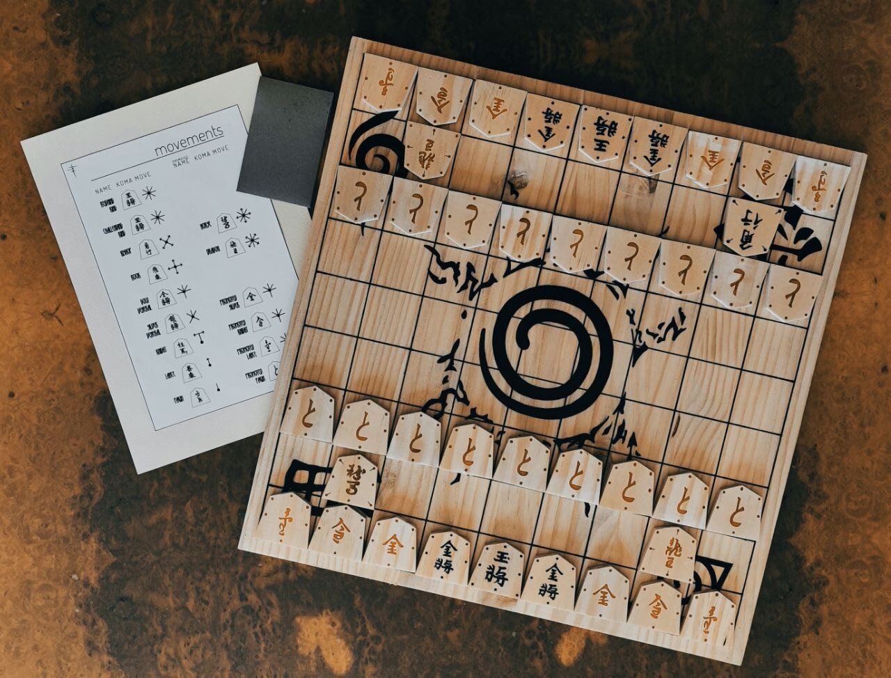 Shogi jogo de xadrez japonês placa japanfolding conjunto checker