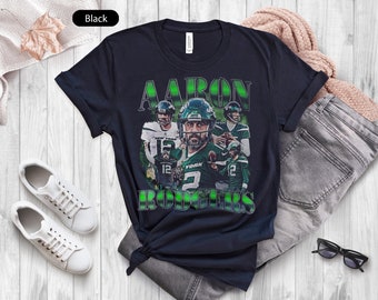 Retro Aaron Rodgers Jets Tshirt Mr. Rodgers Green Sweatshirt Funny Jets Hoodie New York Football