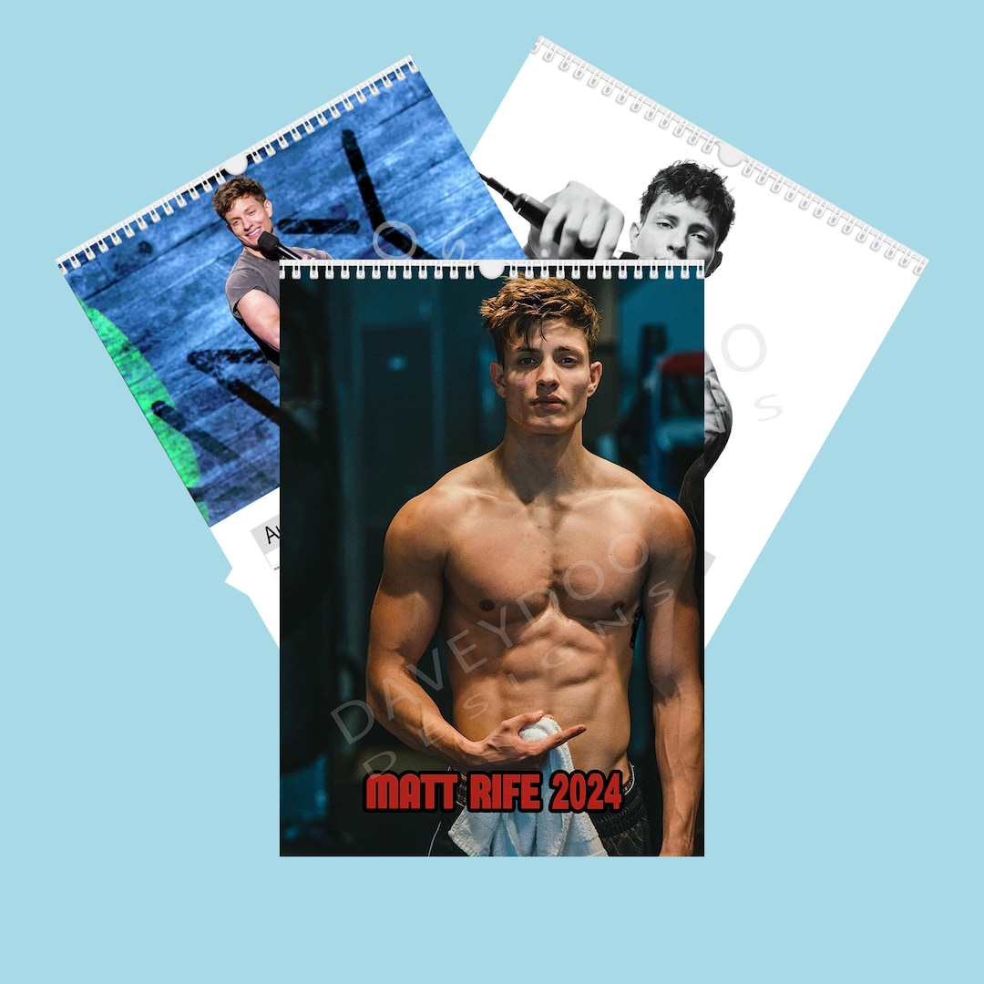 Matt Rife A4 Wall Calendar 2025, Celebrity Wall Calendar, Birthday Gift