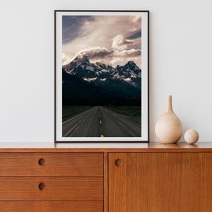 Grand Tetons National Park - Reiseposter - Wandkunst - Fotoprint