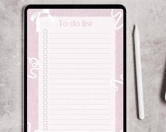 Modelo de lista de tarefas do Goodnotes, lista de tarefas digital, planejador digital, lista de tarefas, PDF, lista de tarefas para iPad