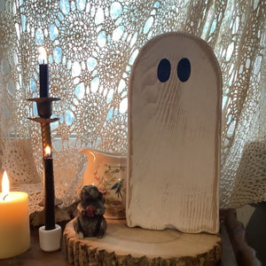 Wooden Ghost Decor