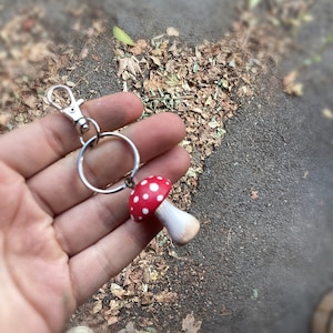 Mushroom Keychain