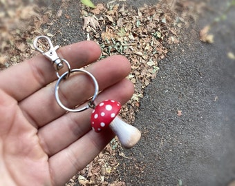 Mushroom Keychain