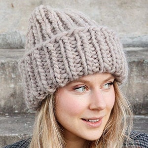 Super chunky 100% wool hat