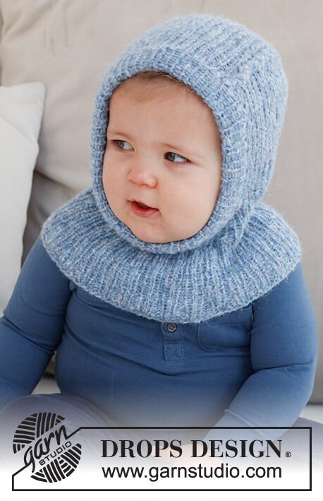 Baby Hoodie / Balaclava Made of Alpaca and Merino Wool, Hand Knit - Etsy