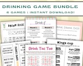 Drinking Games Bundle, Drinking Party Games, Fun Drinking Games, Drinking Games for Groups, Printable Adult Party Games
