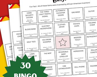Schwarze Geschichte Monat Bingo, Schwarze Geschichte Monat Spiele, Schwarze Geschichte Bingo, Schwarze Geschichte Monat Aktivitäten, Schwarze Leben Matter Spiele