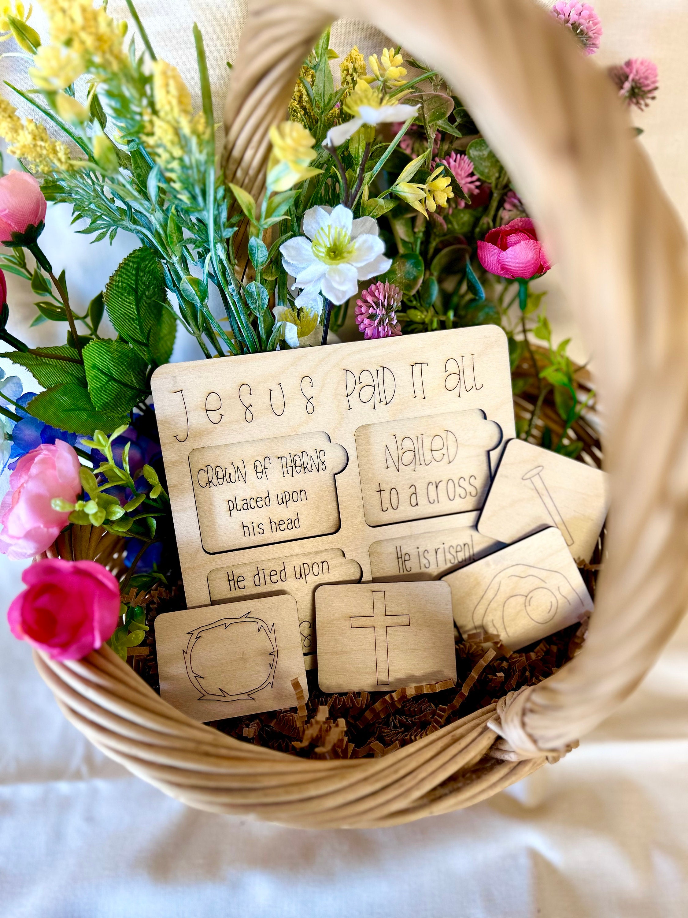 Easter DIY Craft Puzzles | He Is Risen | Jesus Paid It All