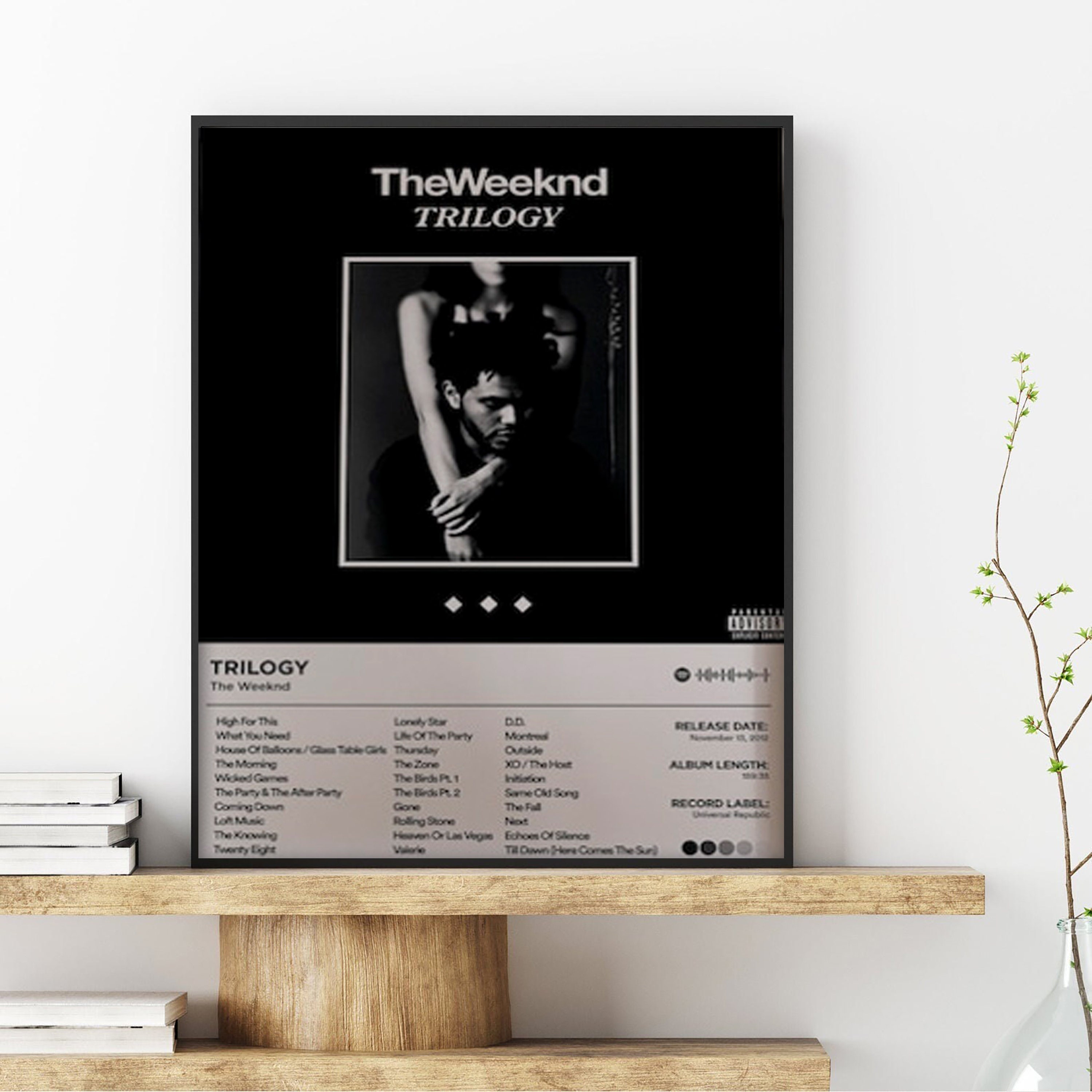 The Weeknd Tracklist Album Poster - Teeholly