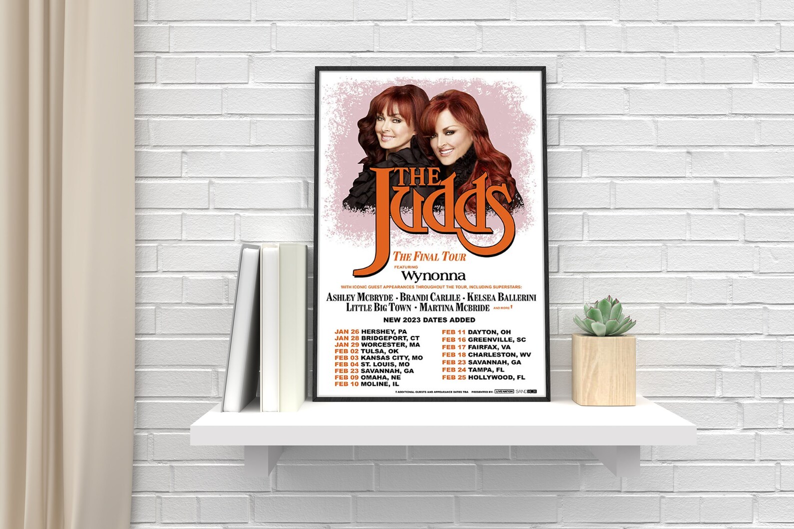 the judds final tour poster