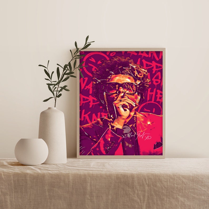 Fanart Inspired the Weeknd After Hours Til Dawn Canvas - Etsy