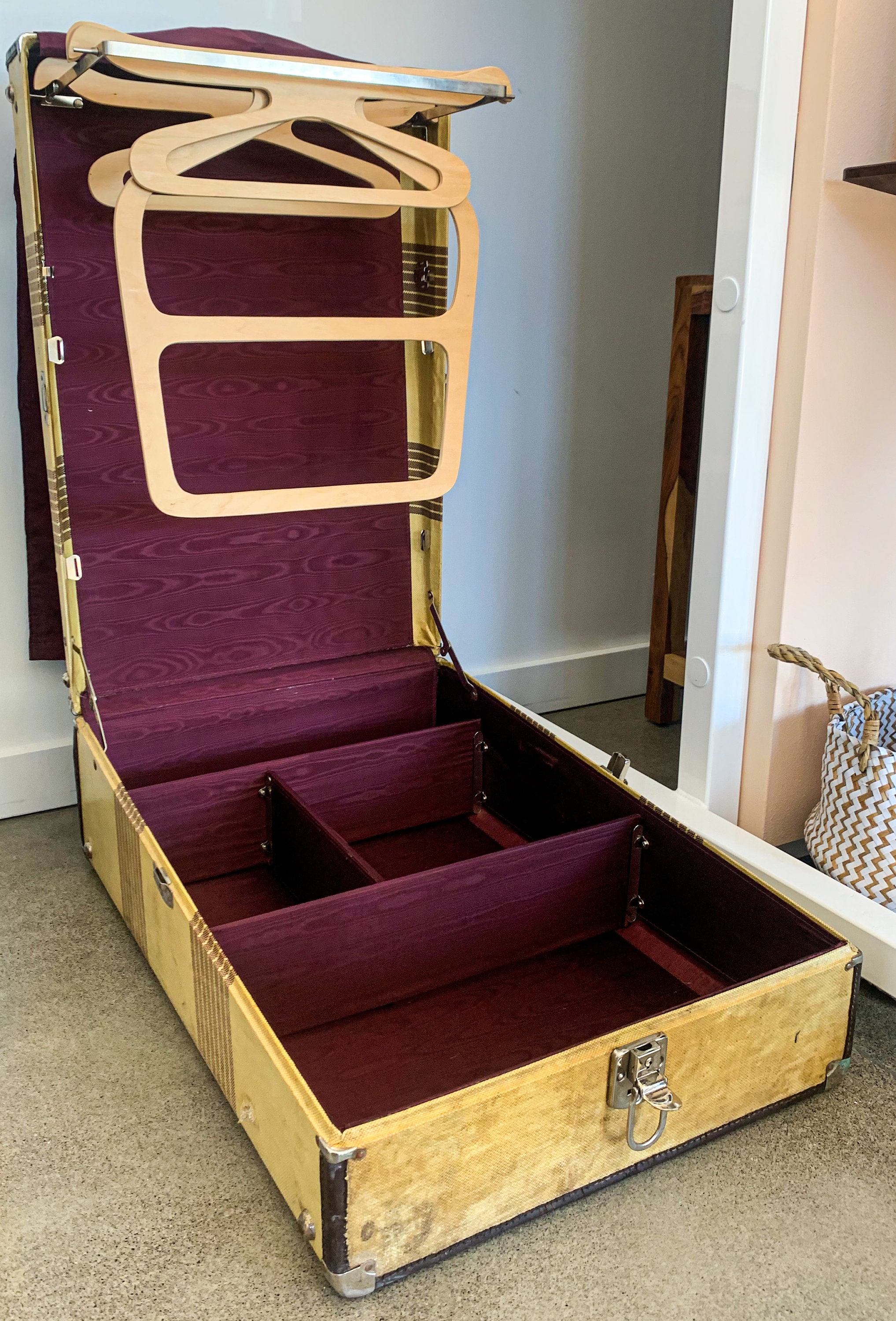 1950s Wardrobe Trunk w/ accessories - Etsy 日本