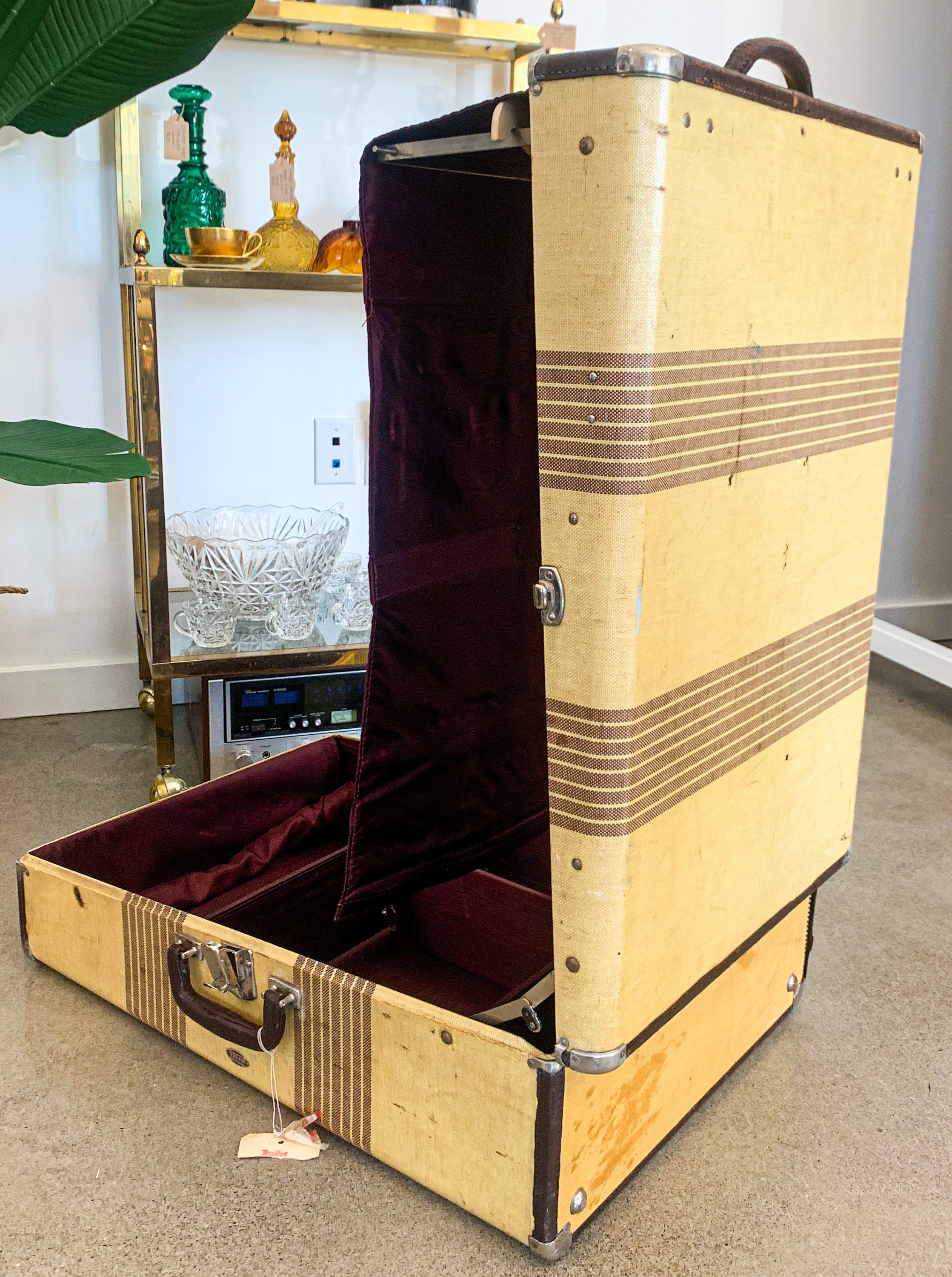 1950s Wardrobe Trunk w/ accessories - Etsy 日本