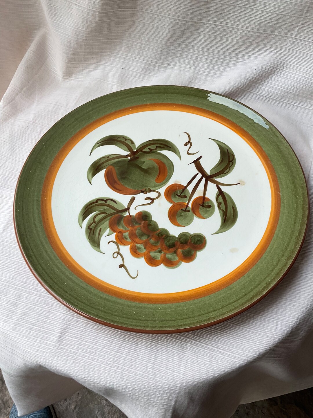 Stangl Orchard Song 13 Platter 196278 Chop. Wall Decor Etsy