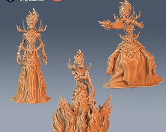 Flame Lich - Epic Miniatures | Medium