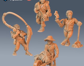 Halfling Villagers - Epic Miniatures | Medium