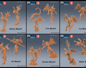 Elemental Mephit Pack (12pcs) | Epic Miniatures