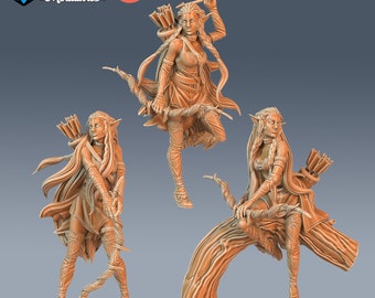 Elf Ranger Female Player Character - Epic Miniatures | Medium