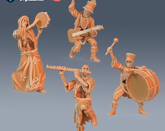 Skeleton Musicians - Epic Miniatures | Medium