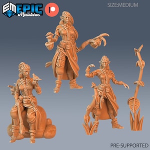 Elven Earth Druid - Epic Miniatures | Medium
