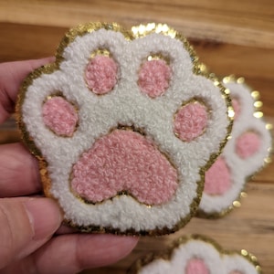 Meow....The Fuzzy Paw Iron-On Patch