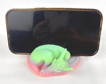 3D Sleeping Dragon Phone or Card Holder | Phone Accessories