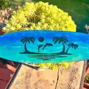 Resin Surfboard Wall Hanging | Beach Decor | Wall Hangings