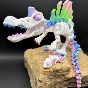 3D Articulated Skeleton Spinosaurus | Desk & Fidget Toys | Dinosaurs