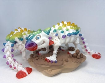 3D Articulated Ankylosaurus | Desk & Fidget Figures | Dinosaurs
