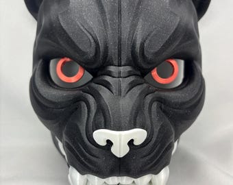 3D Printed Wearable Black Panther Mask | Wall Art | Cosplay and Halloween