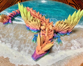 3D Crystal Winged Dragon