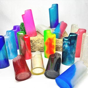 Resin Lighter Cover/Sleeve | Unique Gifts | Glow Gifts
